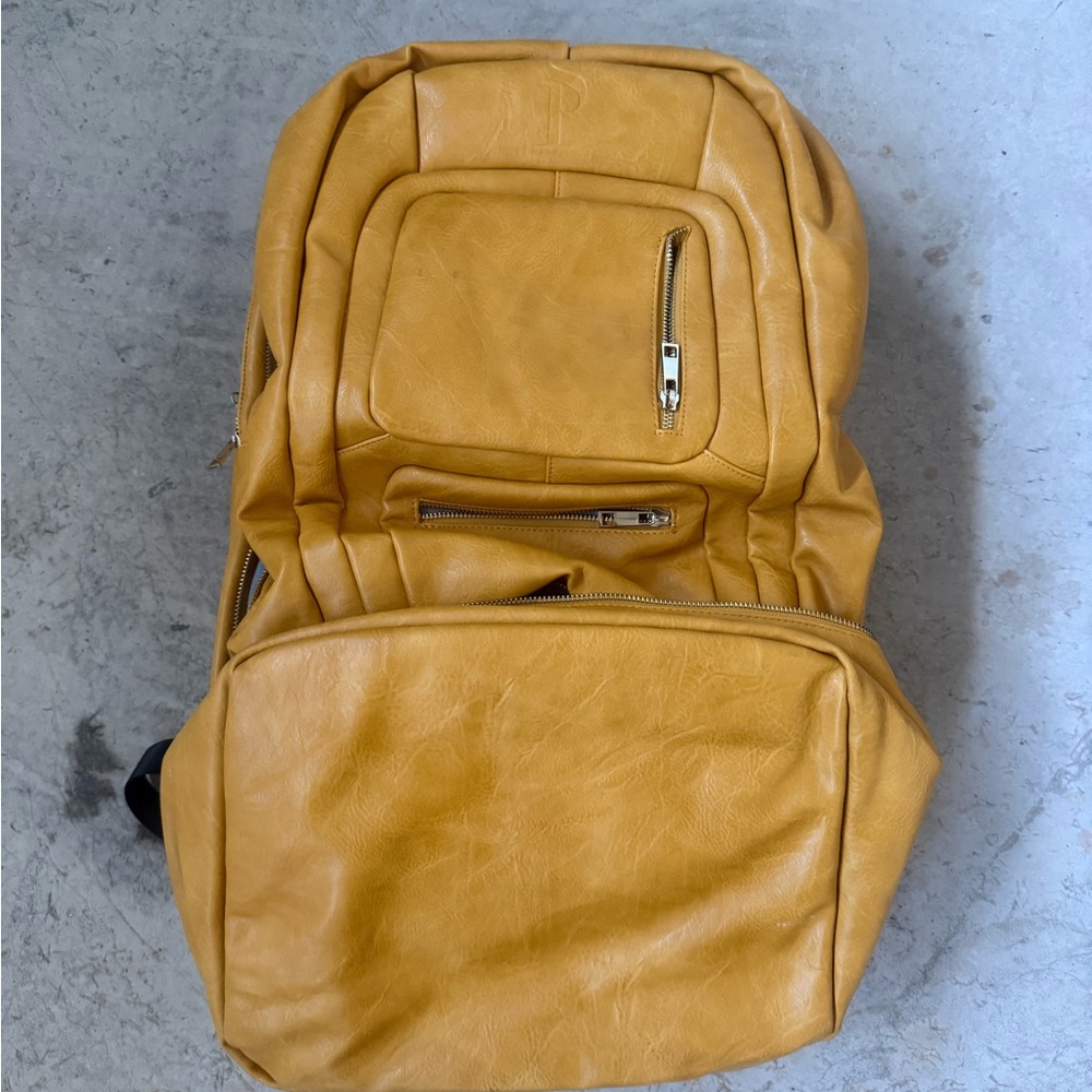 Stylish Yellow Backpack for Men